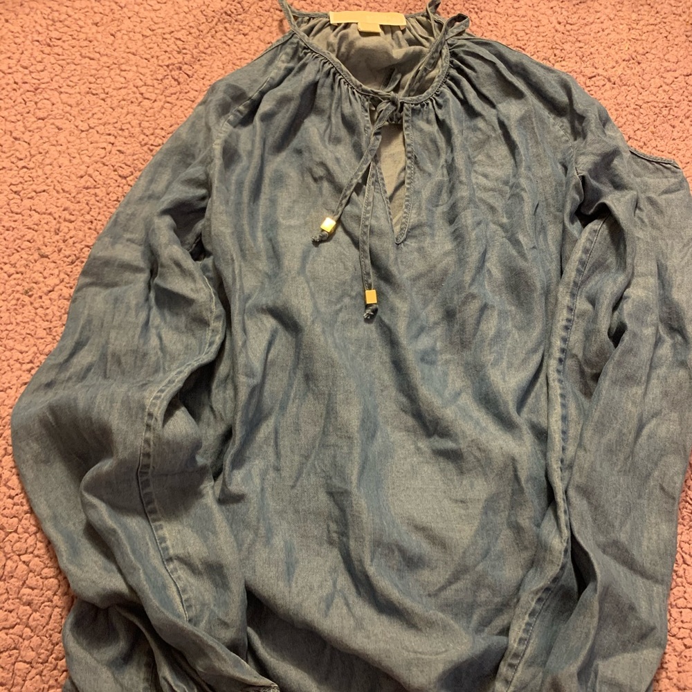 New Michael Kors Denim long sleeve